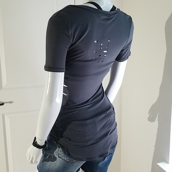 PPLA Charcoal Burnt Out Tee - Picture 8 of 8